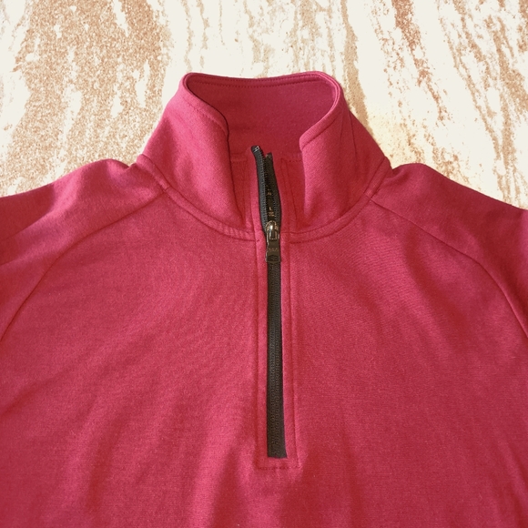 Banana Republic Other - Banana Republic Red Quarter-Zip Sweatshirt
